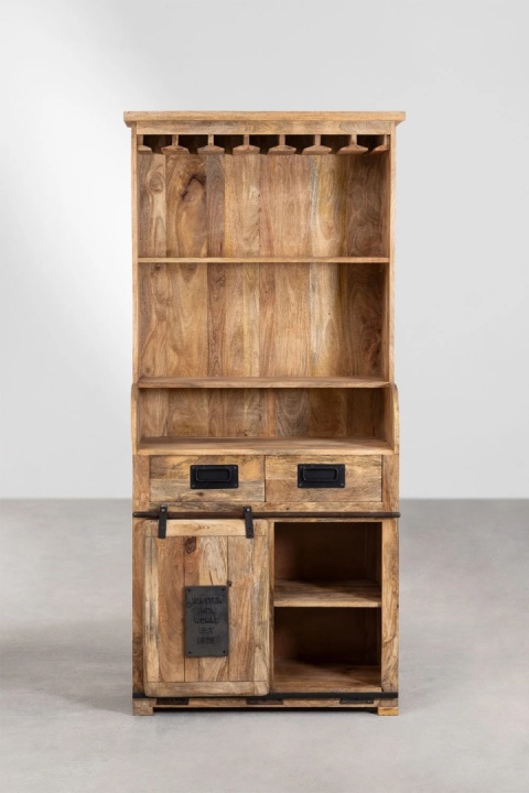 Kredens z drewna mango Uain z 2 szufladami