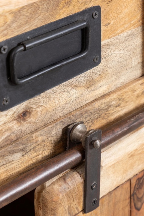 Kredens z drewna mango Uain z 2 szufladami