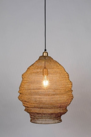 Lampa wisząca LENA L mosiężna