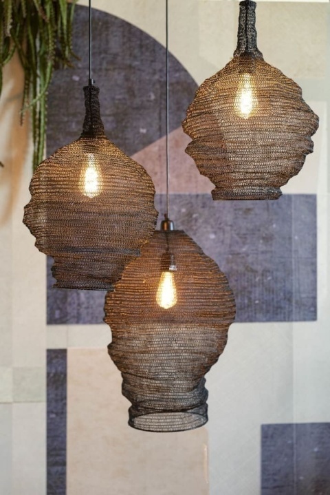 Lampa wisząca LENA L czarna