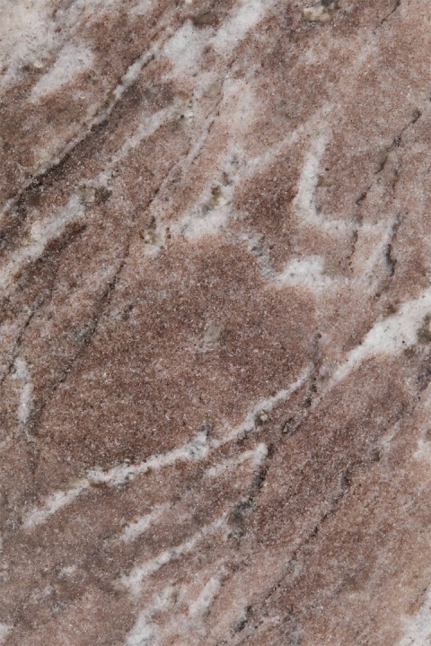 Okrągły stolik kawowy Giselda z marmuru i drewna mango