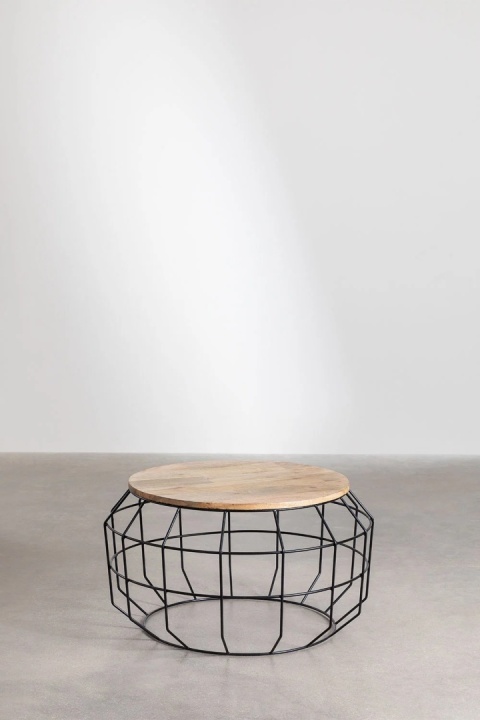 Okrągły stolik kawowy z drewna mango (ø72 cm) Koti