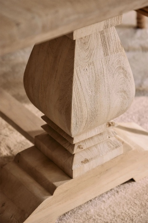 Prostokątny stół do jadalni z drewna mango (220x100 cm) Sanzia