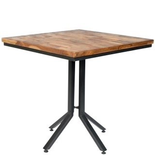 Stół Bistro Maze Kwadratowy Naturalny White Label Living