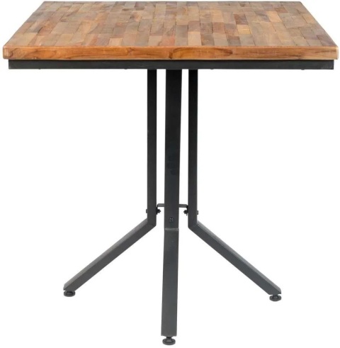 Stół Bistro Maze Kwadratowy Naturalny White Label Living