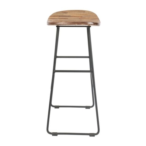 Stołek barowy niski TANGLE naturalny