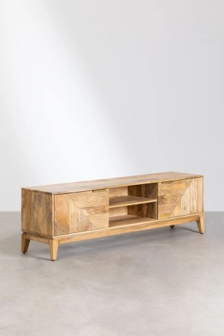 Szafka RTV z drewna mango Baty Design