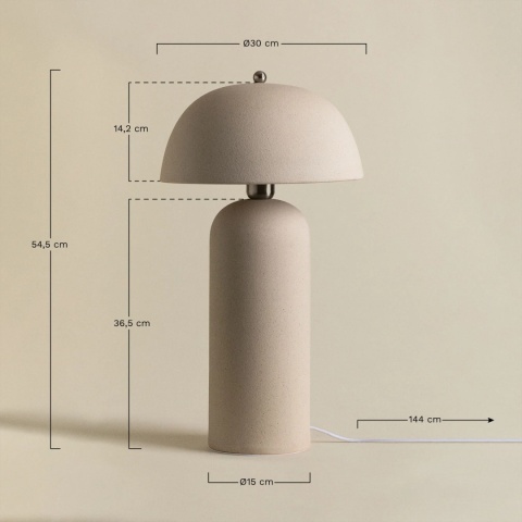 Kamionkowa lampa stołowa Odete