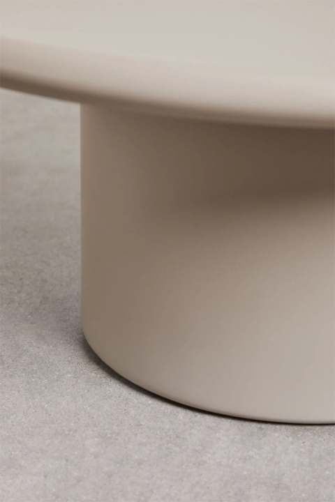 Okrągły stolik kawowy Ø80 cm z MDF Rodeo Tapioca